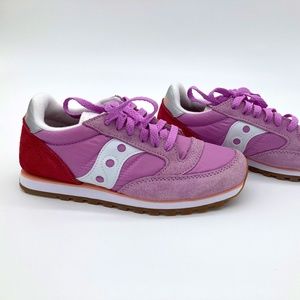 SAUCONY JAZZ S SERIES SNEAKERS TRAINER WOMEN SHOES PURPLE/PINK SIZE 6